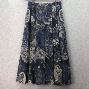 Geiger Women’s Multicolor Abstract Midi Skirt Size 36